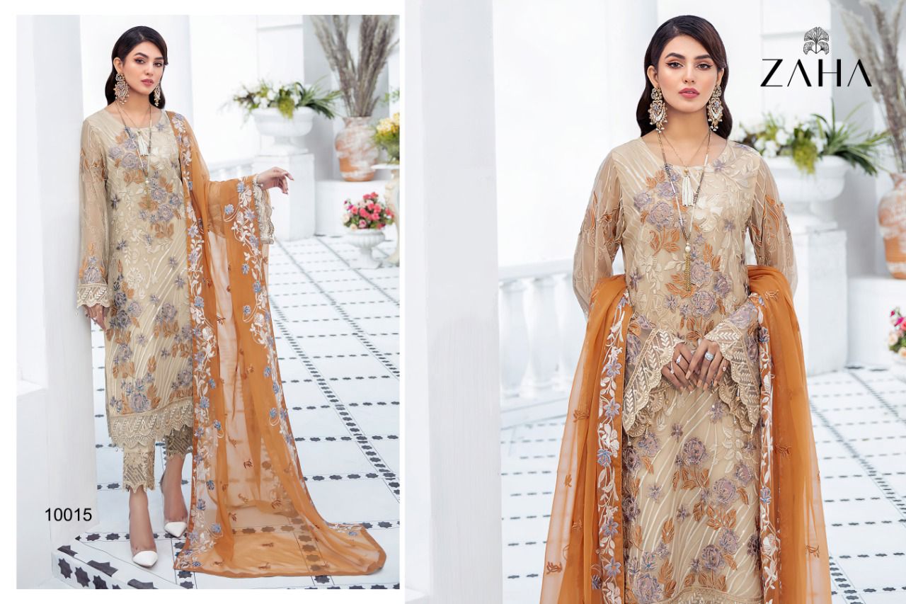 zaha zaha 10015 Salwar Kameez Georgette Singles