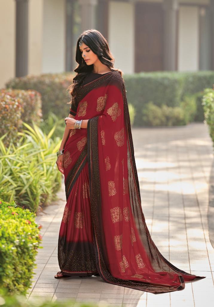 lt kashvi creation nikhar pp moss innovative print saree catalog