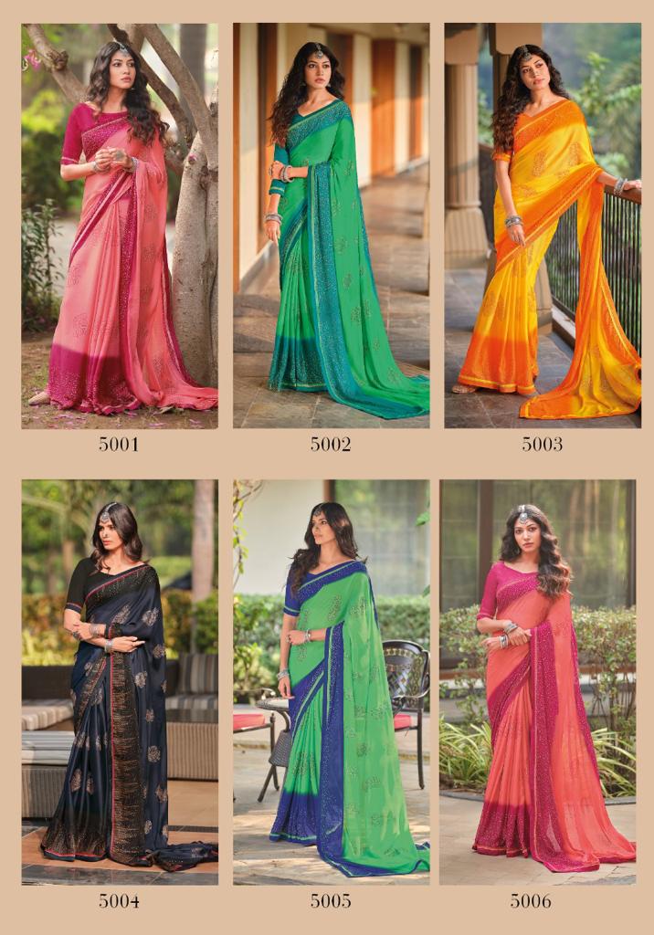 lt kashvi creation nikhar pp moss innovative print saree catalog