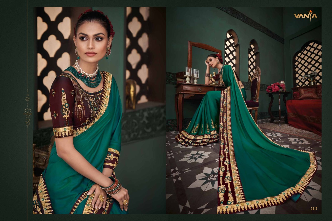 vanya vanya 3117 Sarees Silk Singles