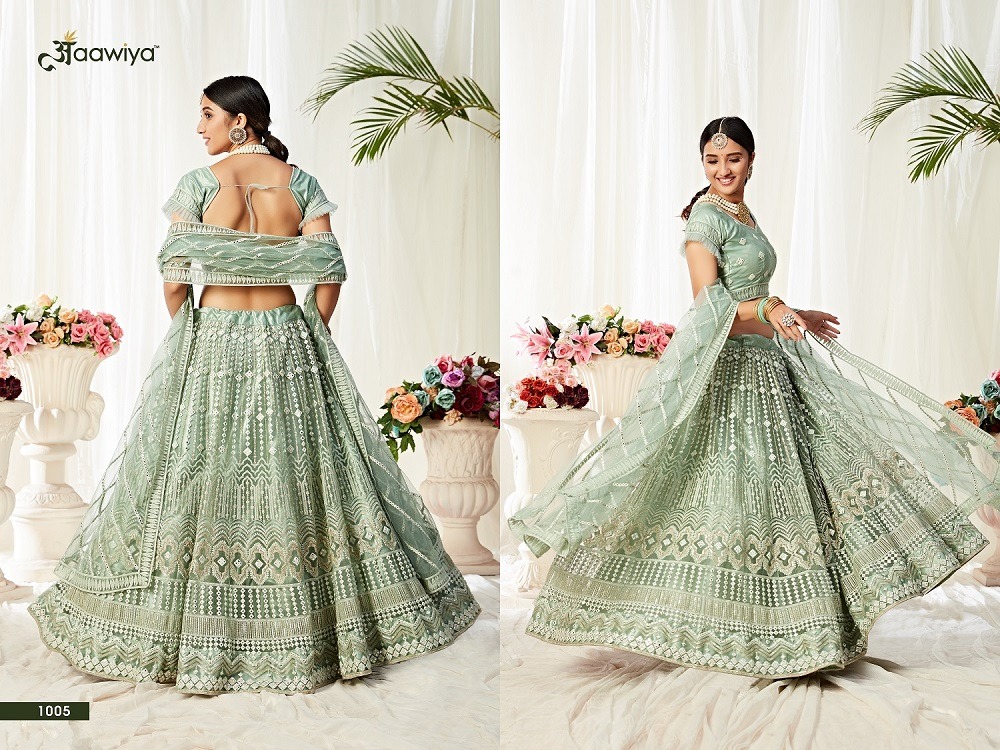 aawiya official agnilekha vol 1 butterfly net innovative style lehenga catalog