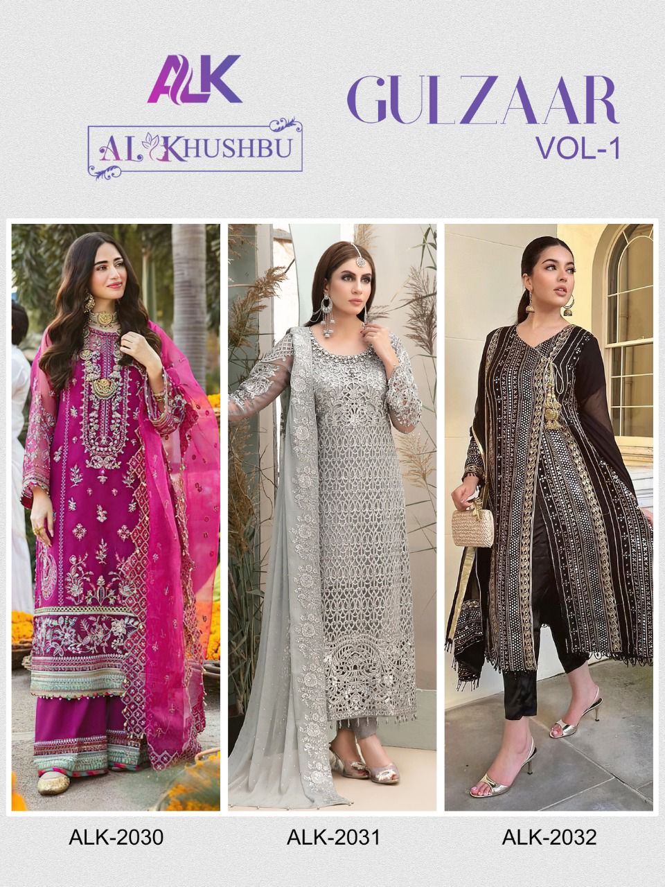 al khushbu gulzaar vol 1 georgette astonishing salwar suit catalog