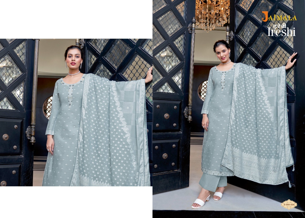 alok suit jaimalal ireshi Jaquard Cotton elegant look salwar suit catalog