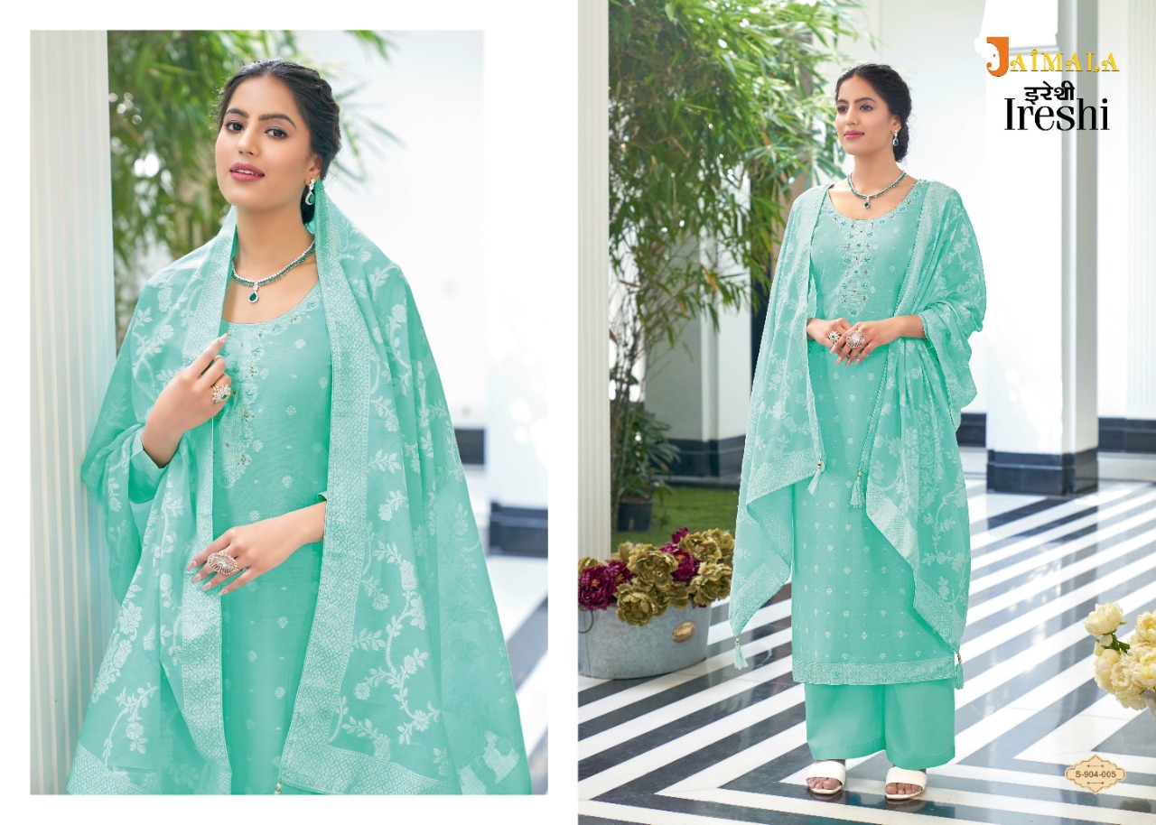 alok suit jaimalal ireshi Jaquard Cotton elegant look salwar suit catalog