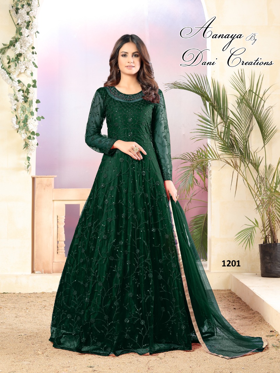 dani aanaya 1200 series vol 112 heavy net heavy look salwar suit catalog