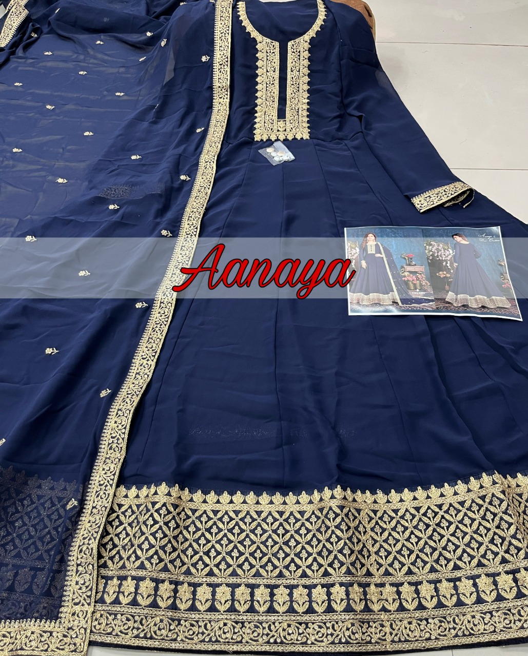 dani aanaya 3200 series vol 132 georgette catchy look salwar suit catalog