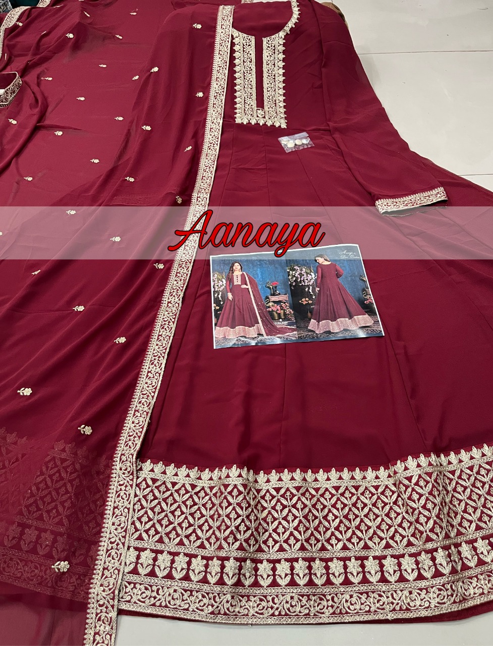 dani aanaya 3200 series vol 132 georgette catchy look salwar suit catalog