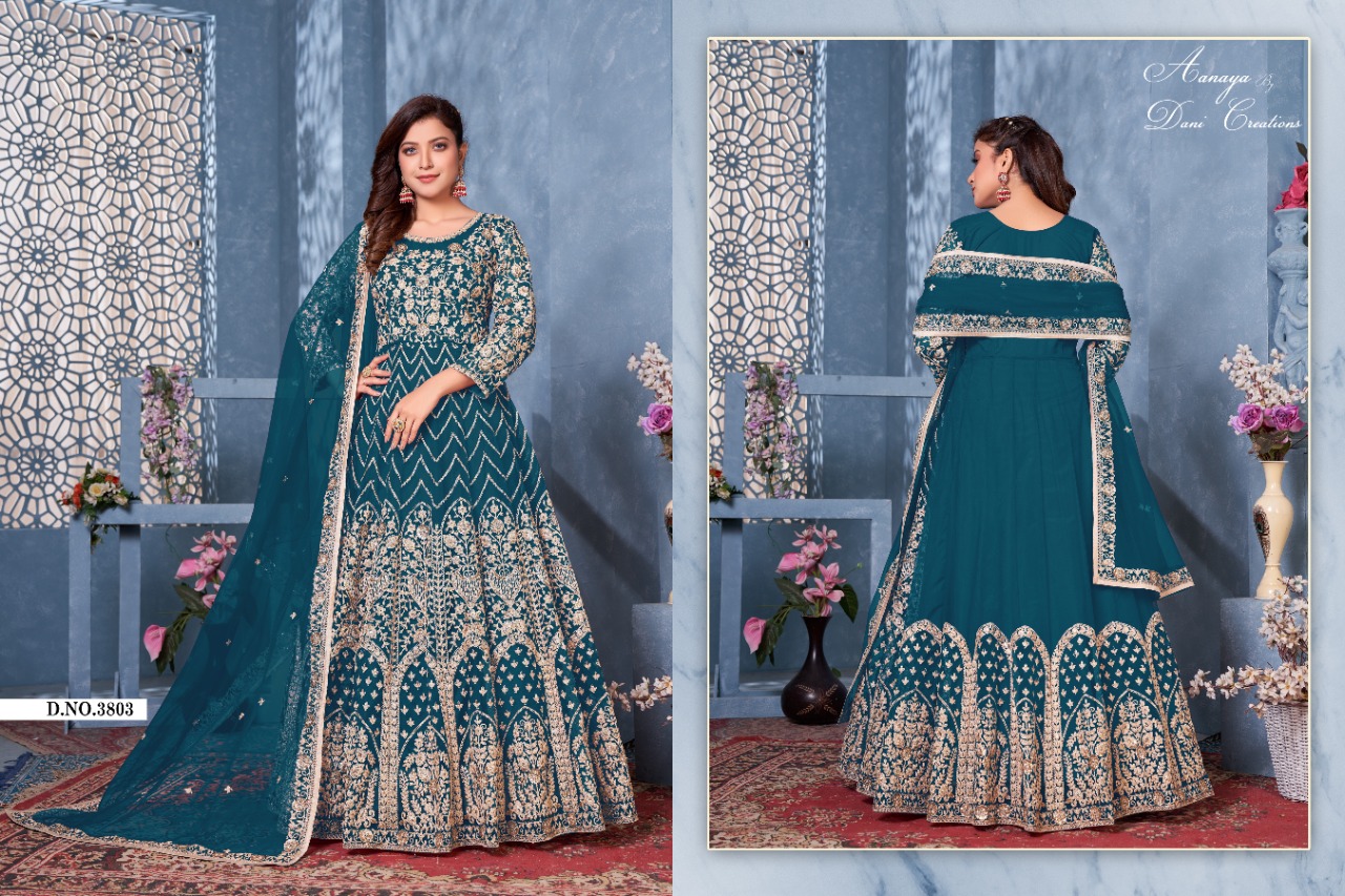 dani aanaya 3800 series vol 138 net heavy look salwar suit catalog