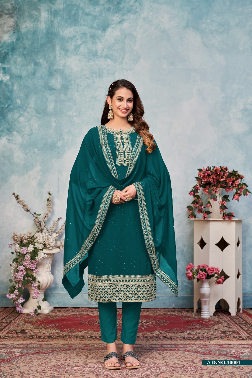 dani fashion anjubaa vol 2 georgette astonishing salwar suit catalog