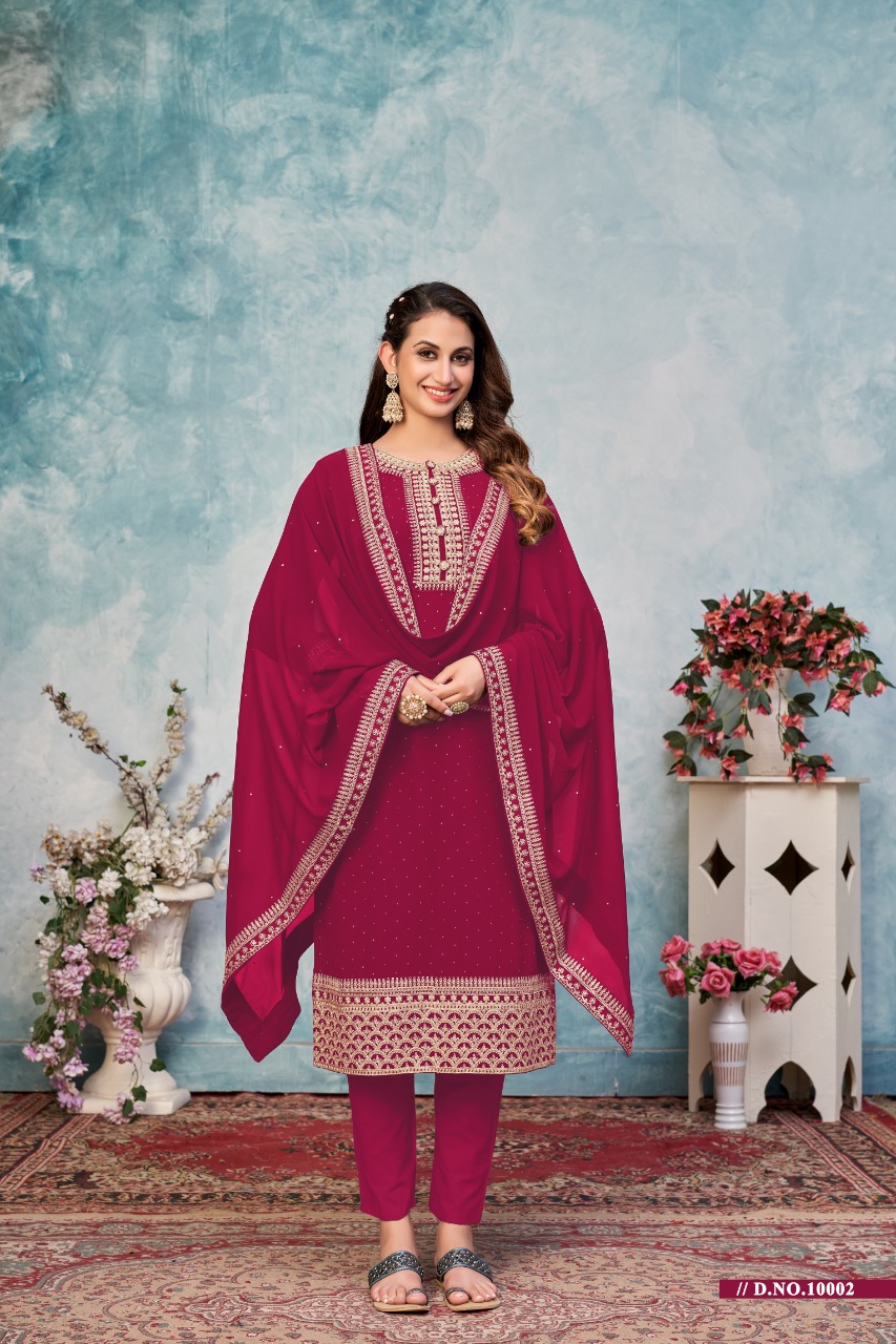 dani fashion anjubaa vol 2 georgette astonishing salwar suit catalog