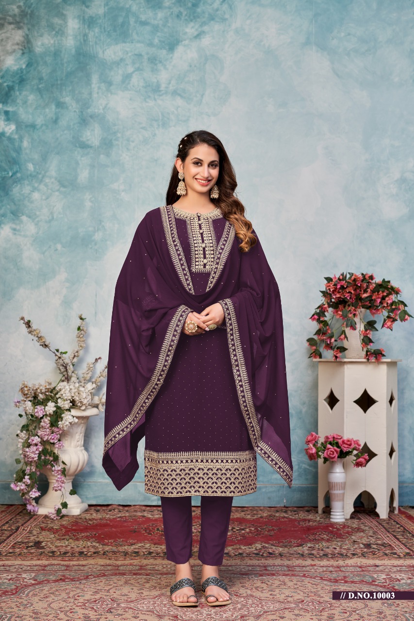 dani fashion anjubaa vol 2 georgette astonishing salwar suit catalog