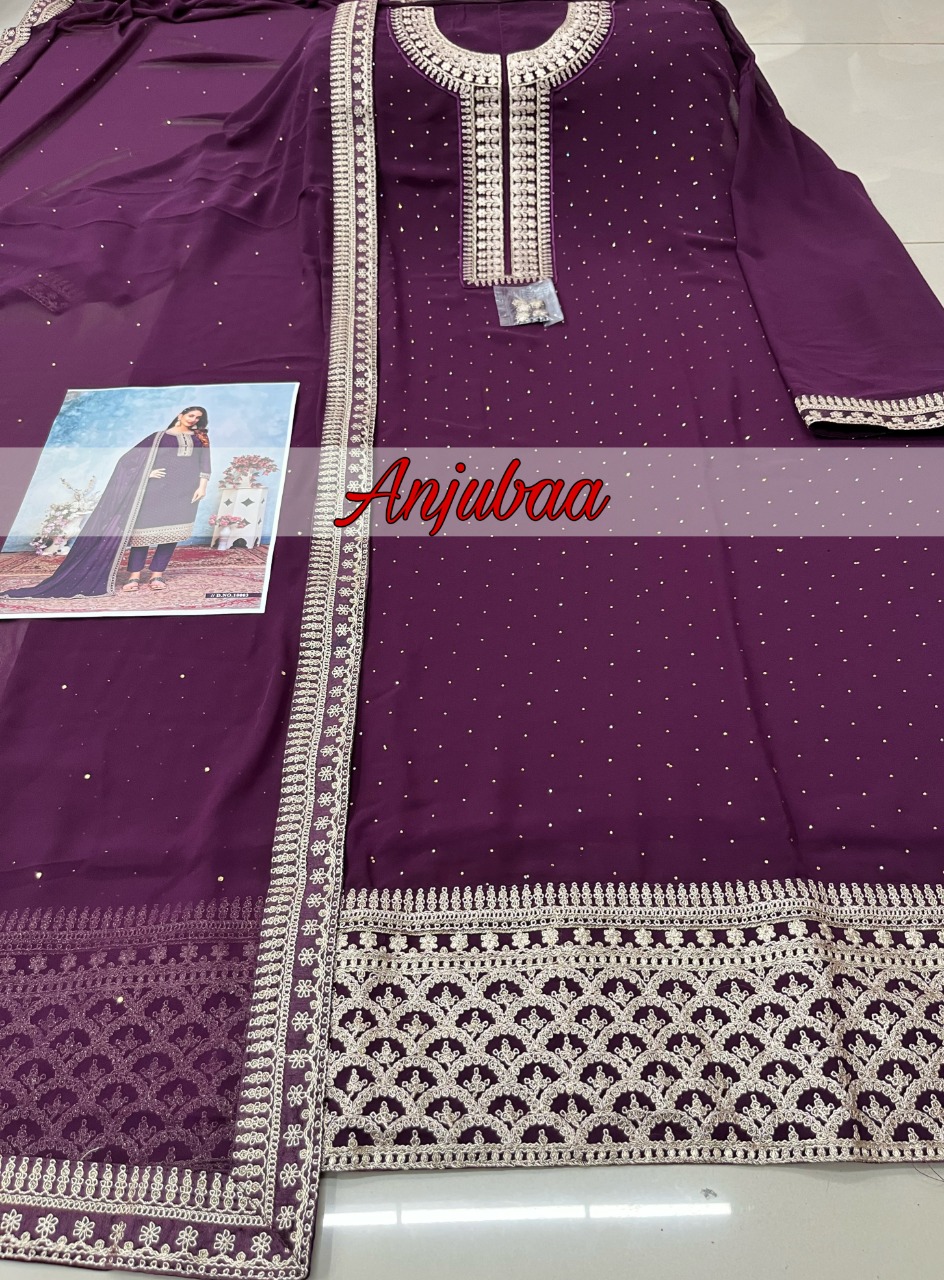 dani fashion anjubaa vol 2 georgette astonishing salwar suit catalog