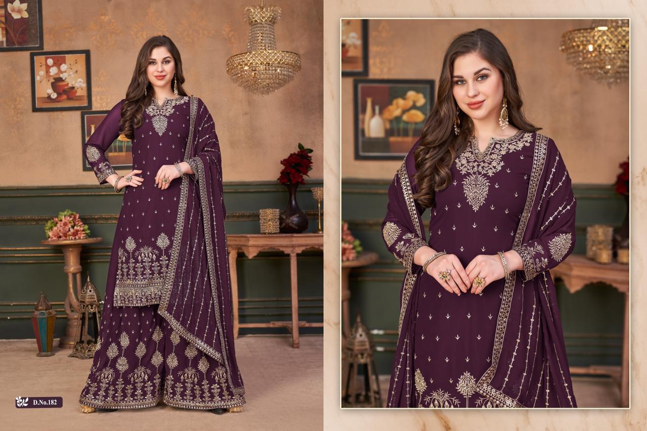 dani vaani vol 18 georgette Regal look salwar suit catalog