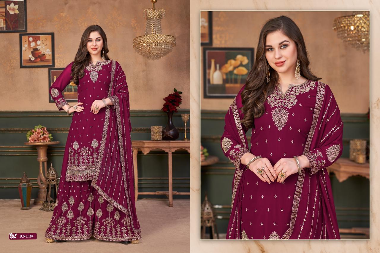 dani vaani vol 18 georgette Regal look salwar suit catalog