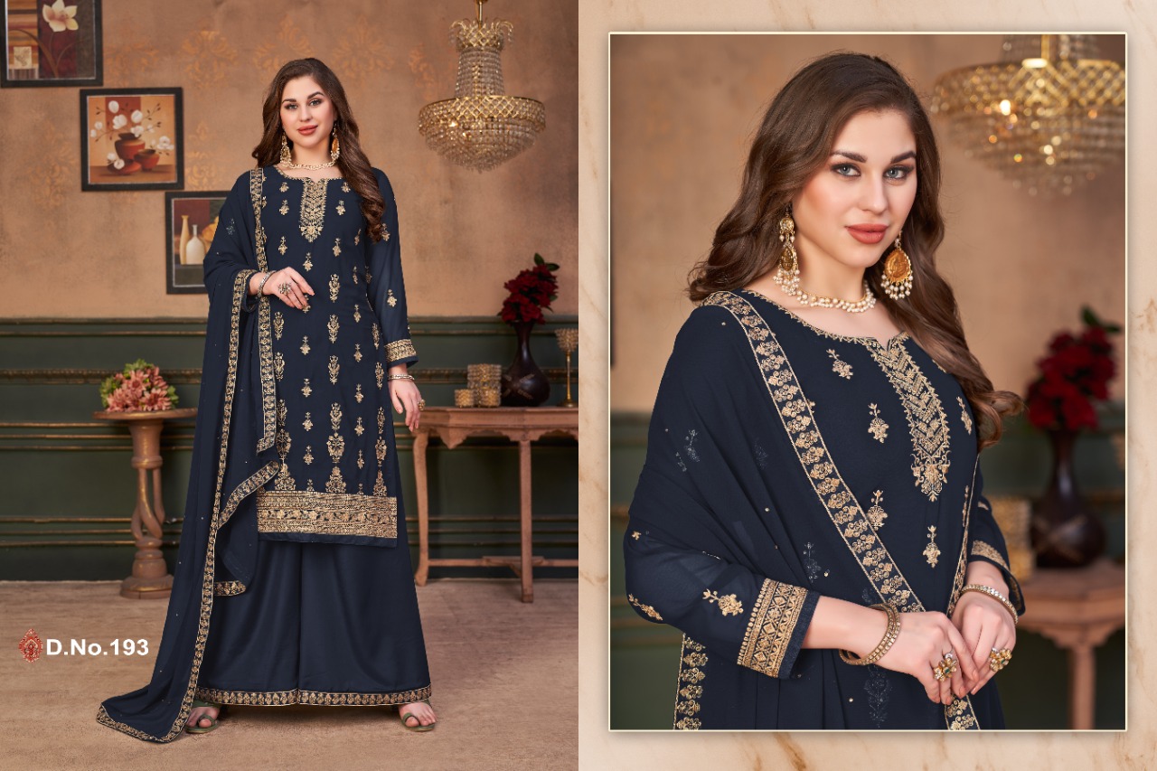 dani vaani vol 19 georgette catchy look salwar suit catalog