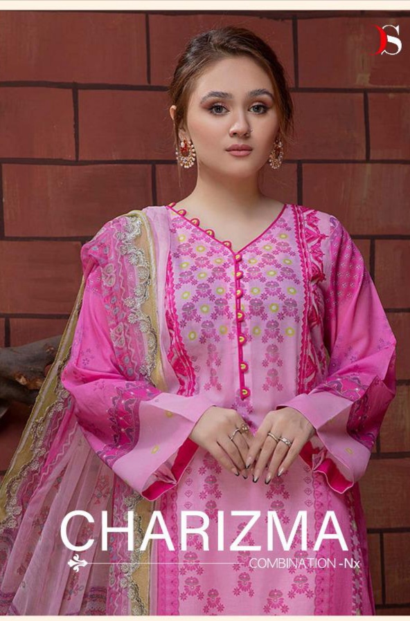 deepsy suit Charizma Combianrion nx cotton authentic fabric salwar suit with chiffon dupatta catalog