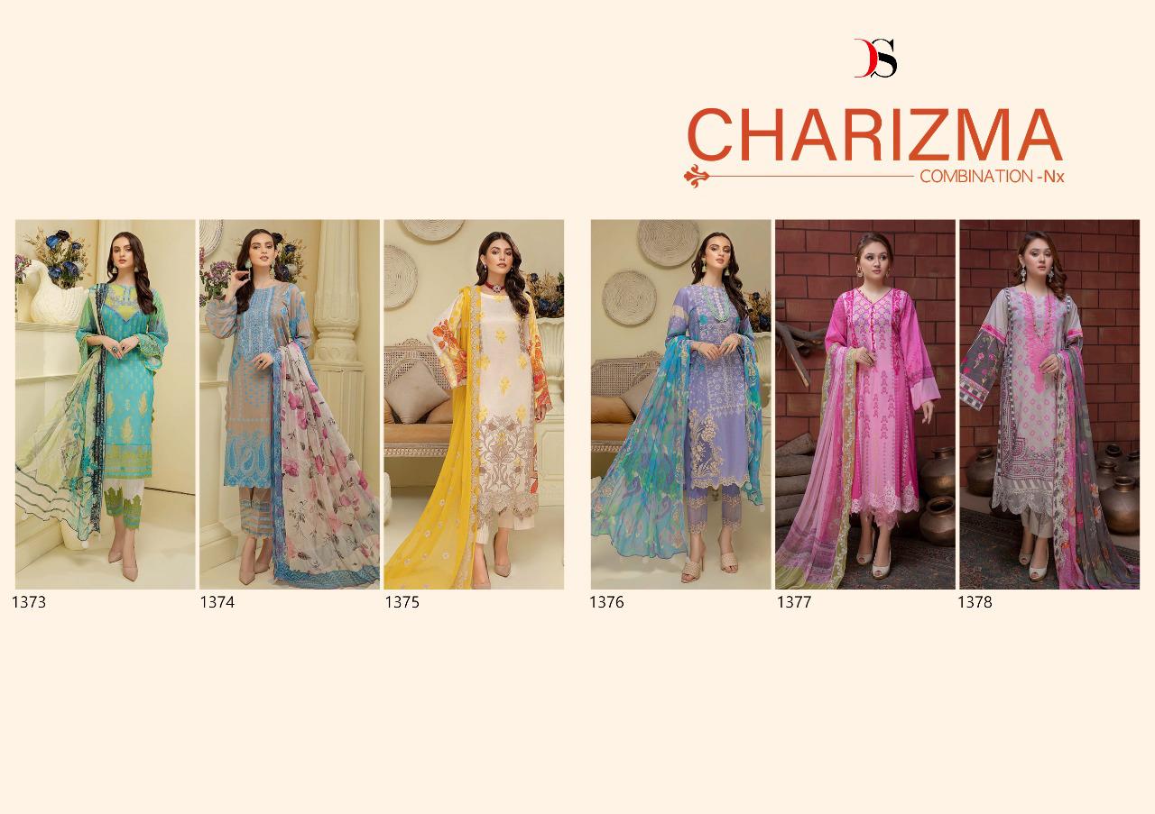 deepsy suit Charizma Combianrion nx cotton authentic fabric salwar suit with chiffon dupatta catalog