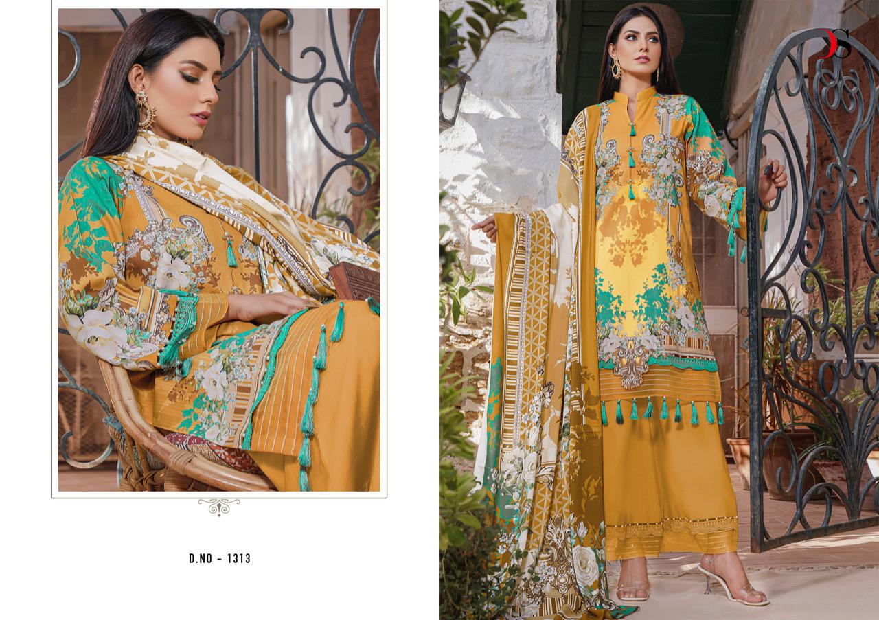 deepsy suit firdos classic cotton innovative style salwar suit with chiffon dupatta catalog