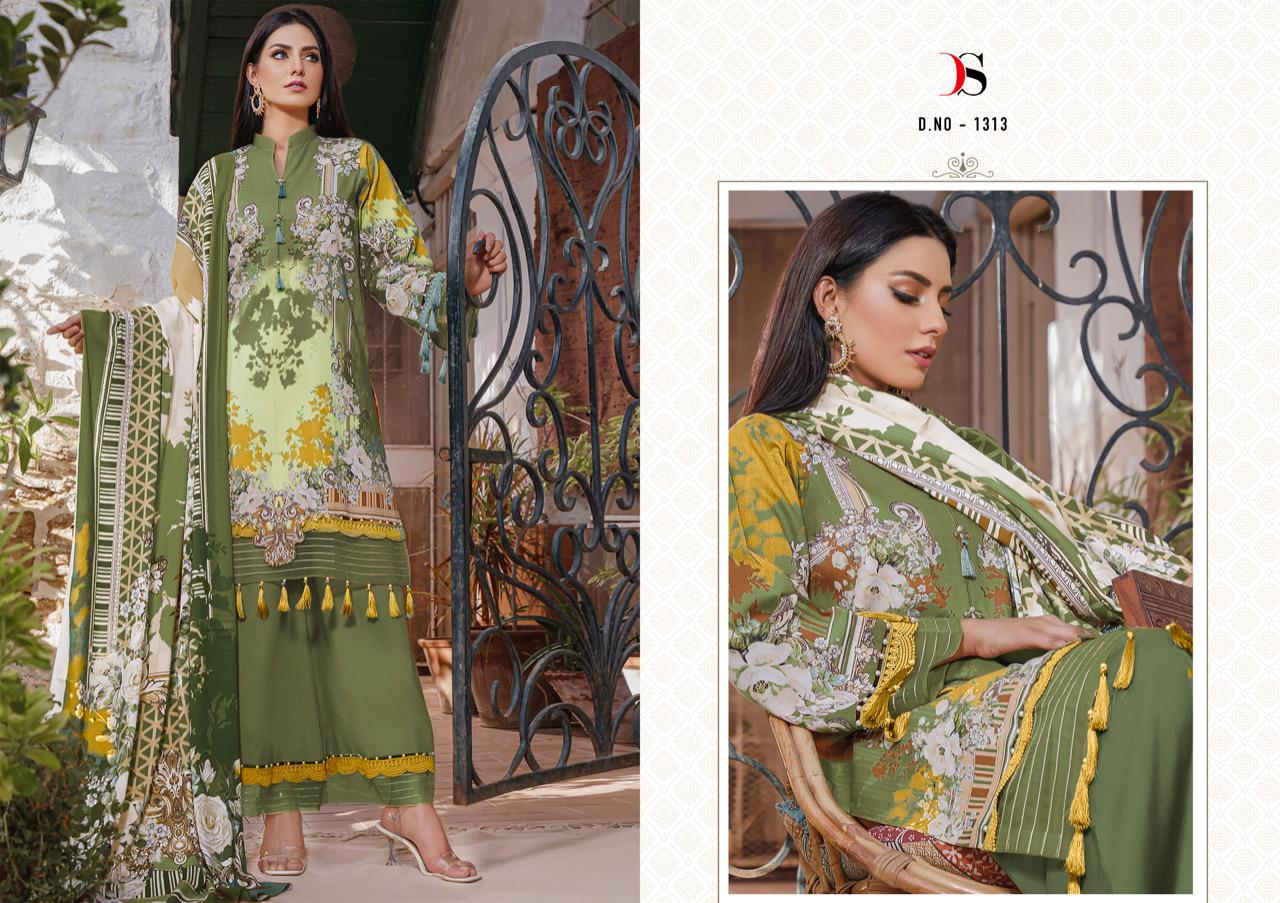 deepsy suit firdos classic cotton innovative style salwar suit with chiffon dupatta catalog