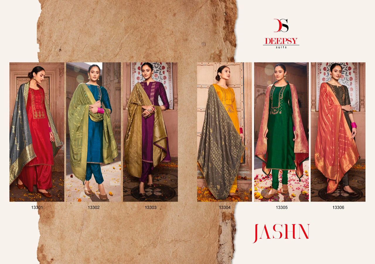 deepsy suit jashn silk regal look salwar suit catalog