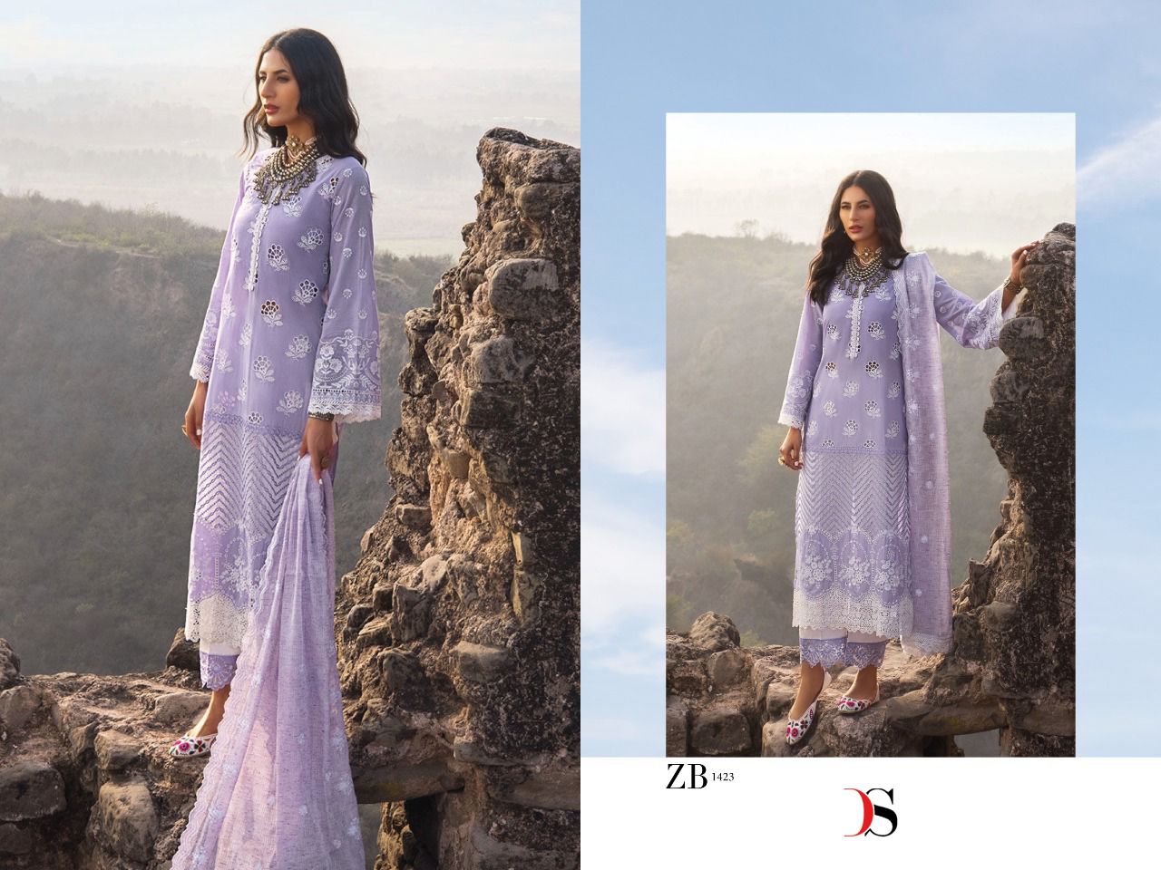 deepsy suit zinab cotton graceful look salwar suit catalog