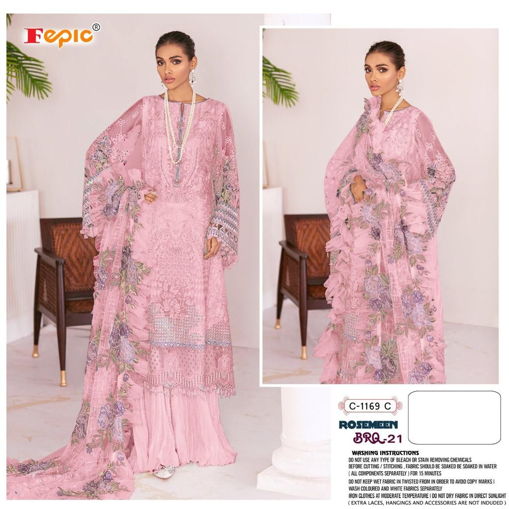 fepic rosemeen c 1169 georgette innovative style salwar suit catalog