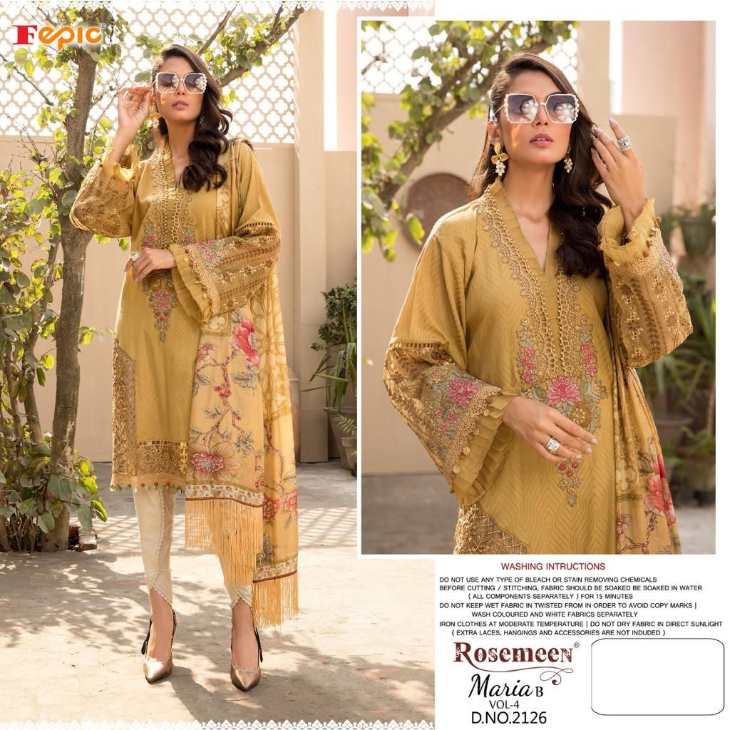 FEPIC Rosemeen 2126 Salwar Kameez Cotton Singles