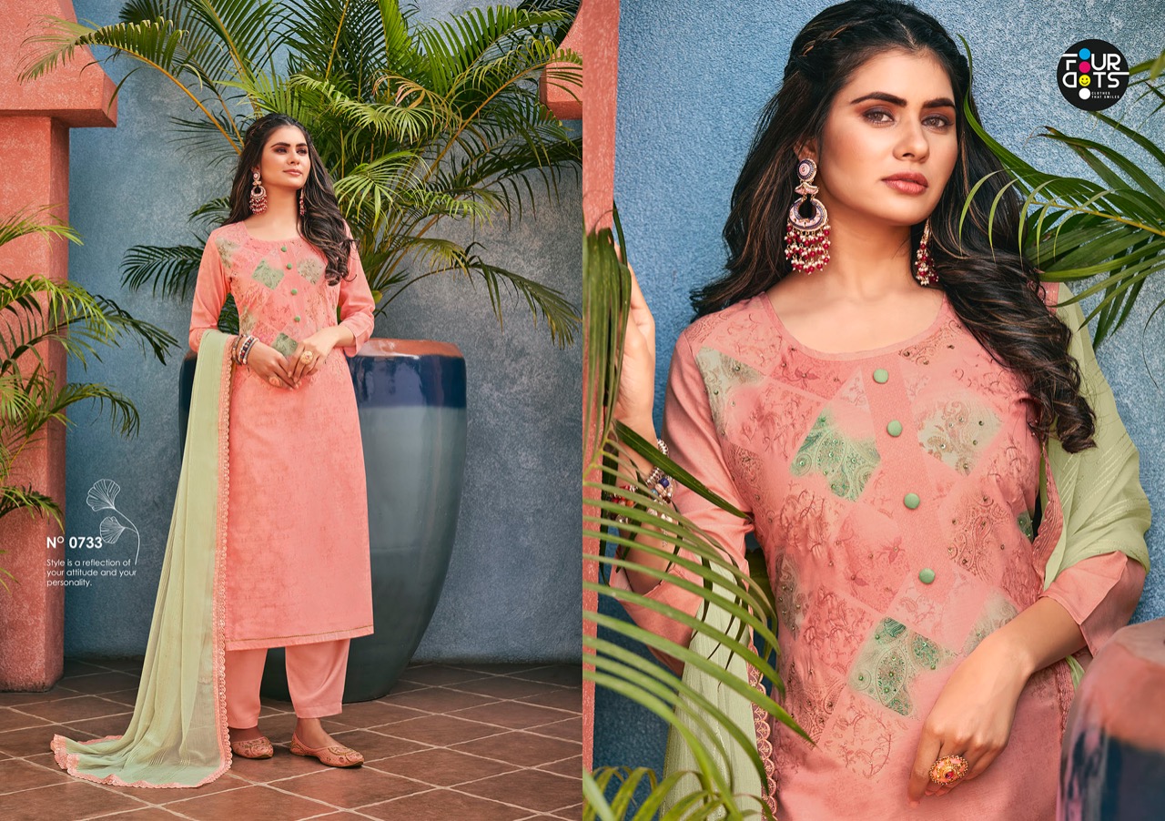 fourdots gungun musline attractive salwar suit catalog