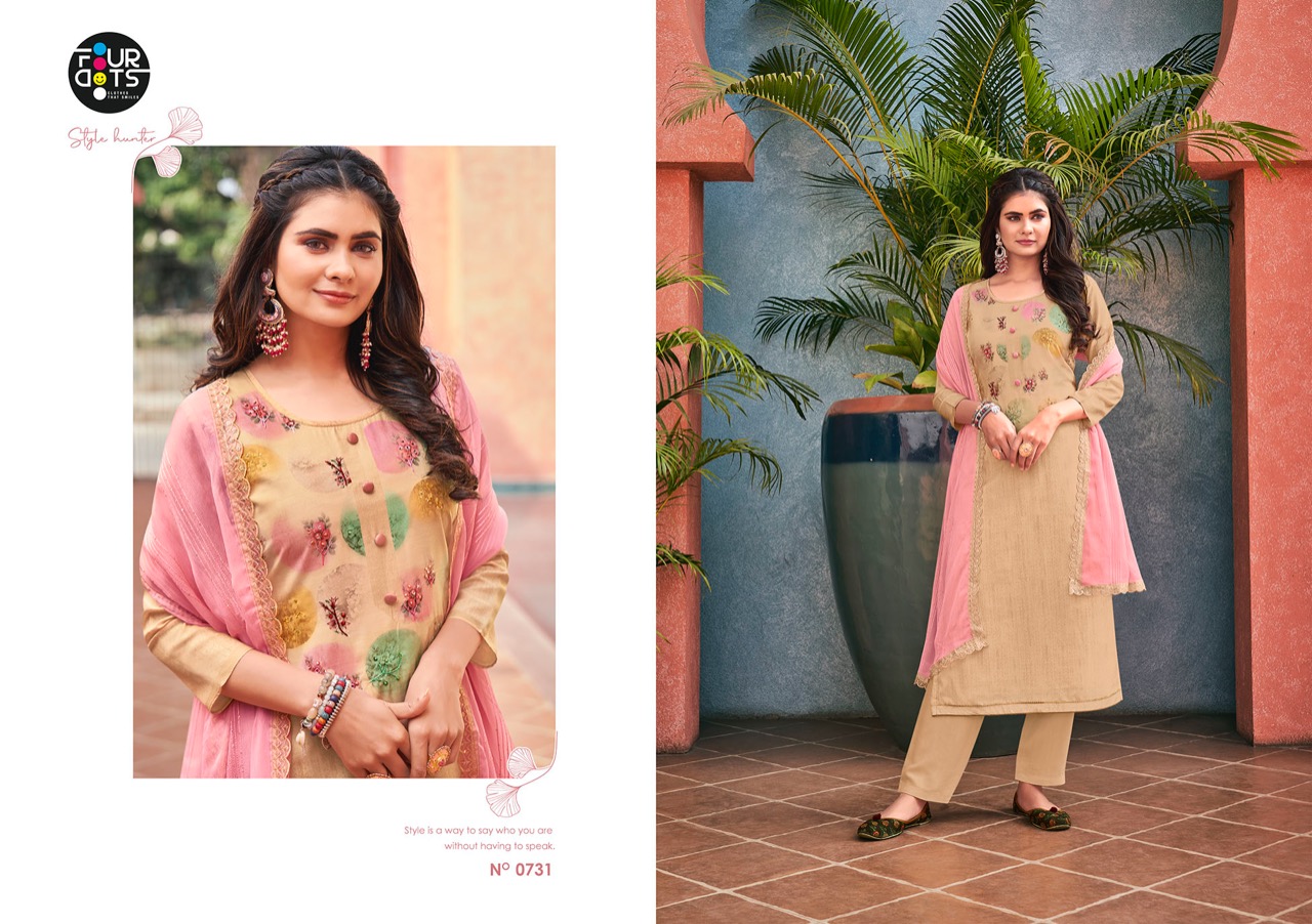 fourdots gungun musline attractive salwar suit catalog