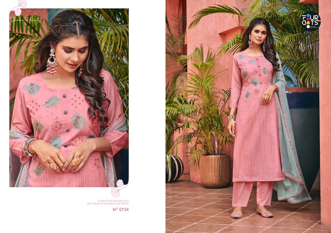 fourdots gungun musline attractive salwar suit catalog