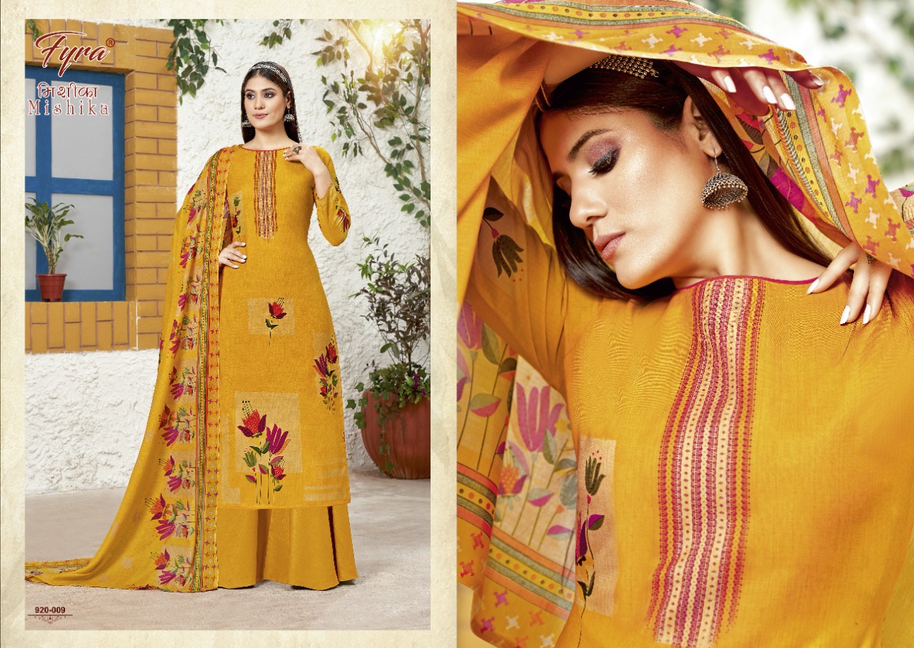 fyra alok suit mishika cotton graceful print salwar suit catalog