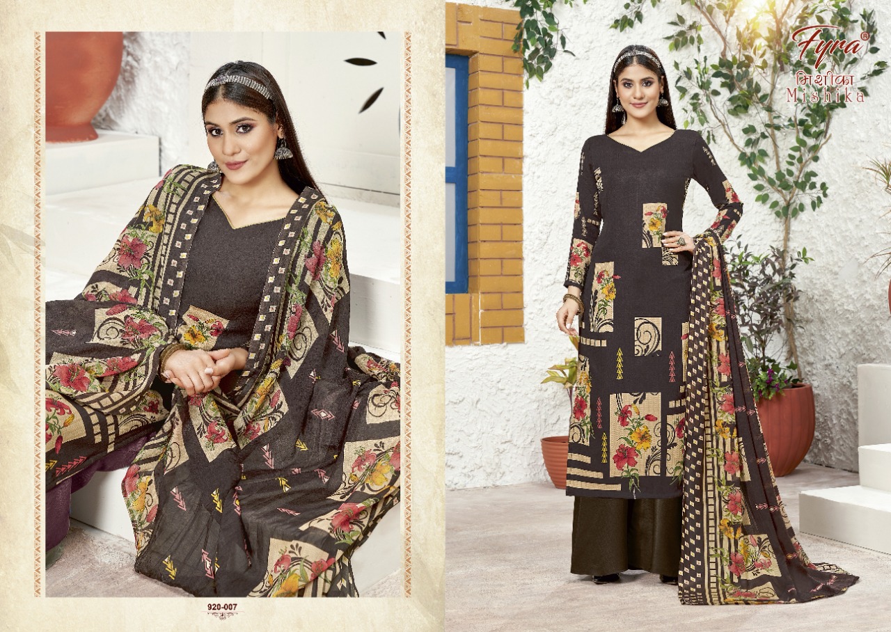 fyra alok suit mishika cotton graceful print salwar suit catalog