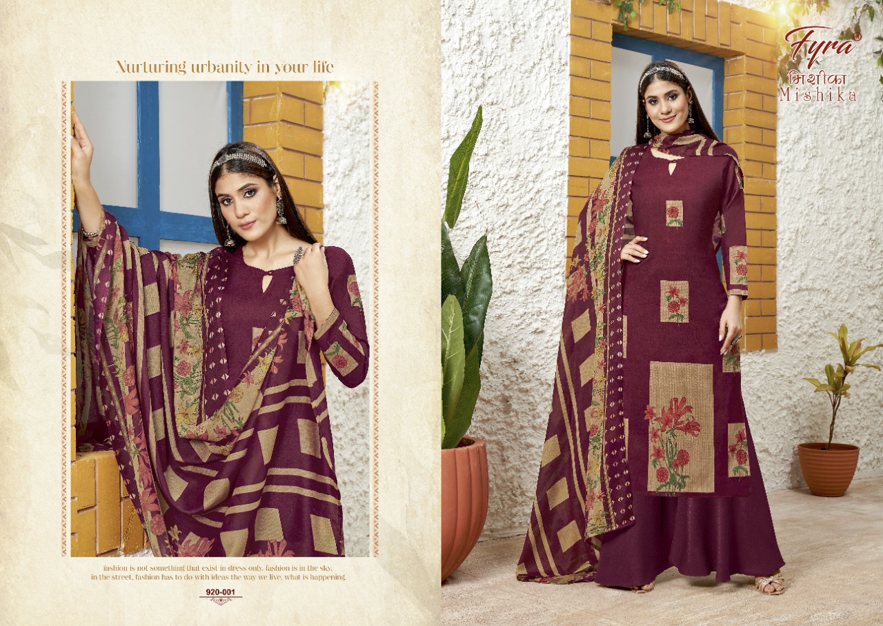 fyra alok suit mishika cotton graceful print salwar suit catalog