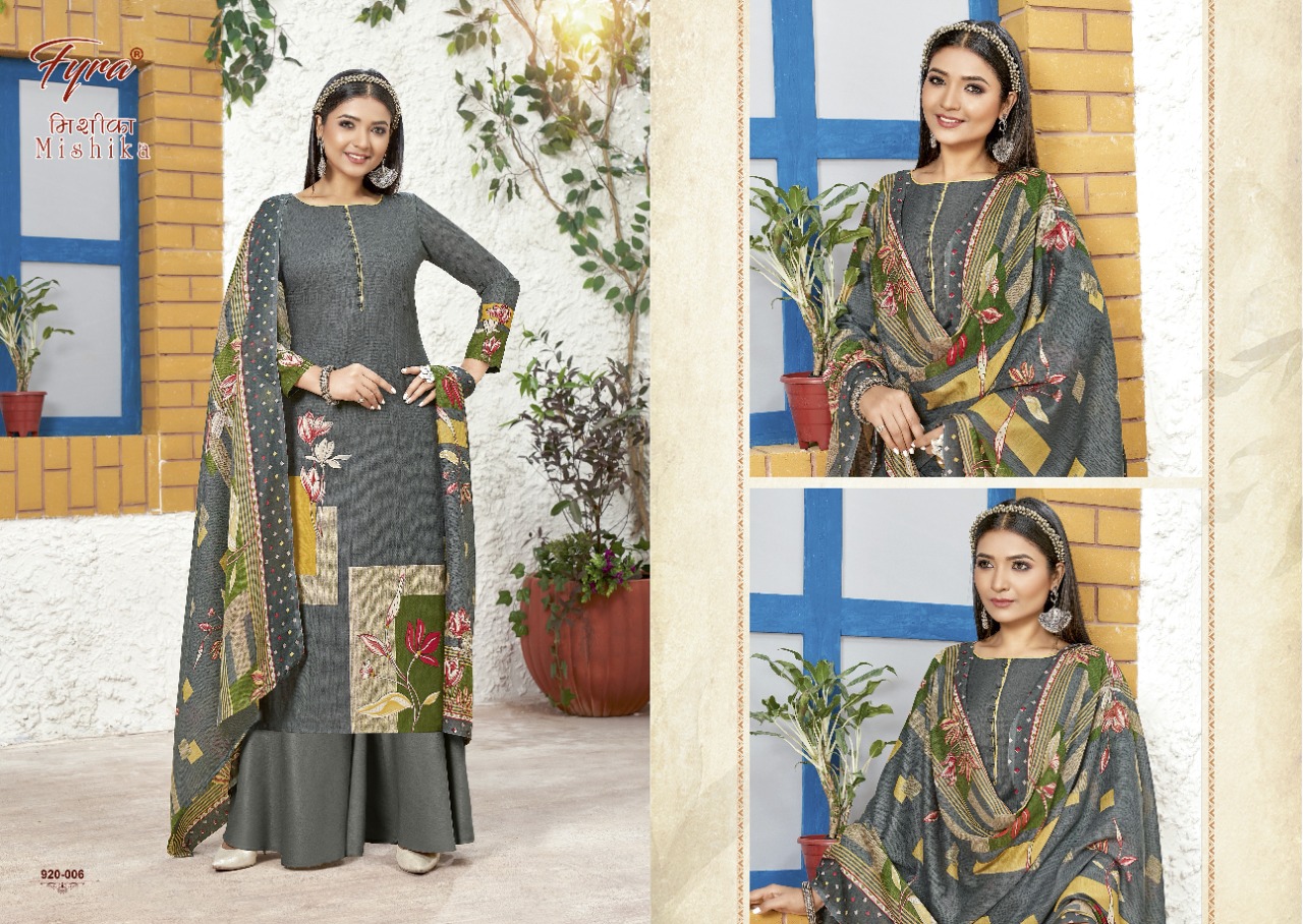 fyra alok suit mishika cotton graceful print salwar suit catalog