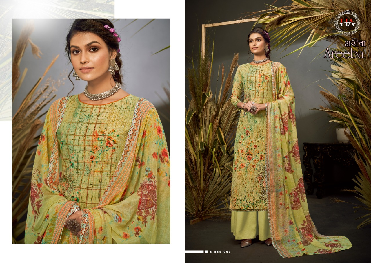 Harshit Fashion alok suit areeba cotton innovative print salwar suit catalog