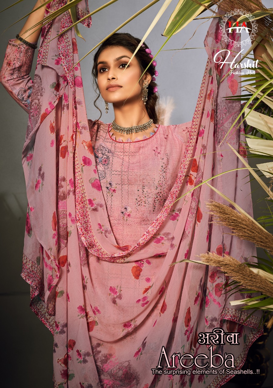 Harshit Fashion alok suit areeba cotton innovative print salwar suit catalog