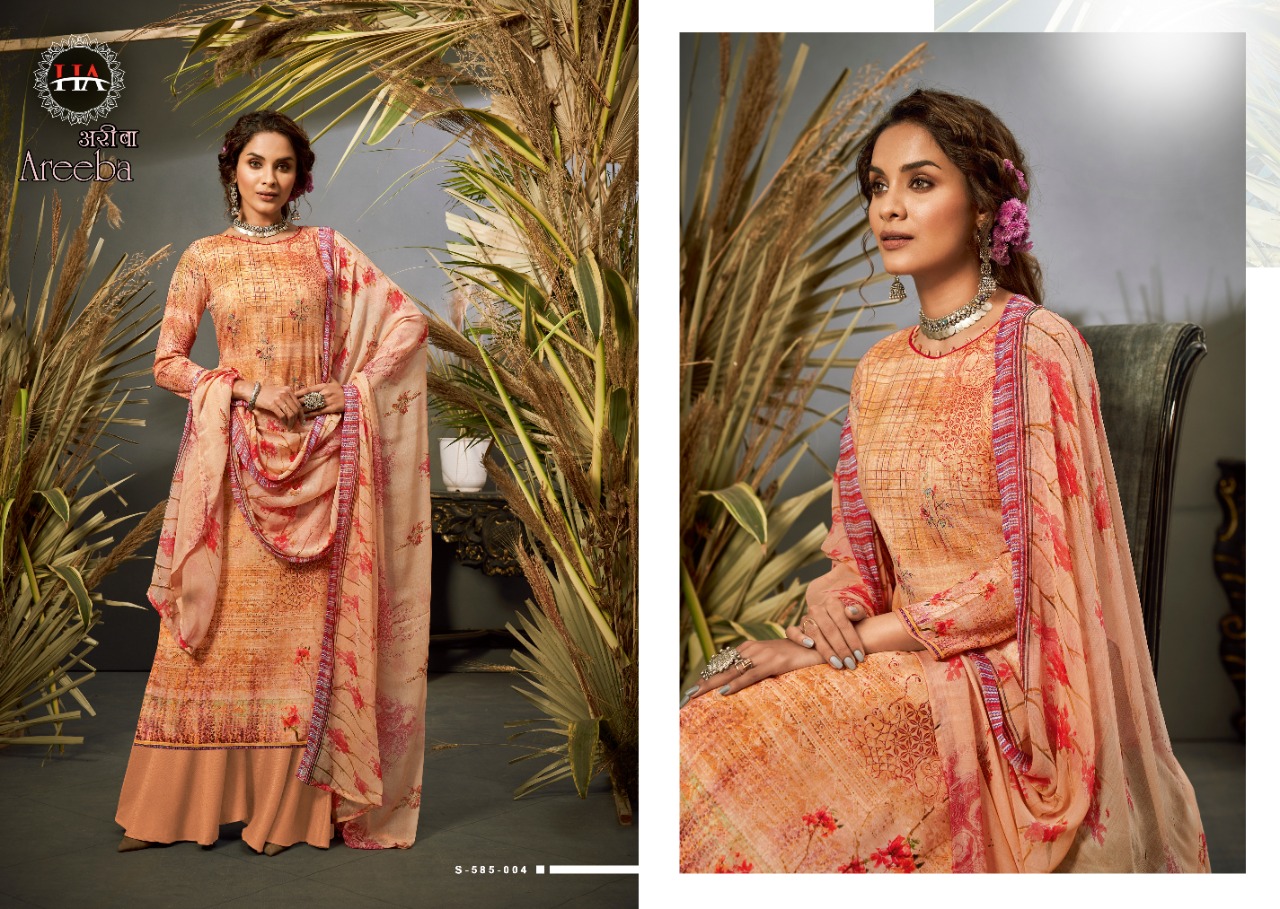 Harshit Fashion alok suit areeba cotton innovative print salwar suit catalog