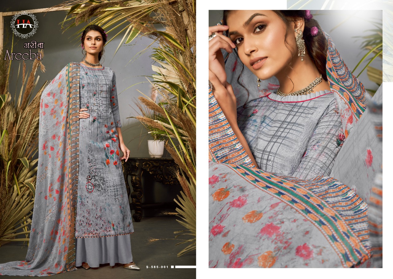 Harshit Fashion alok suit areeba cotton innovative print salwar suit catalog