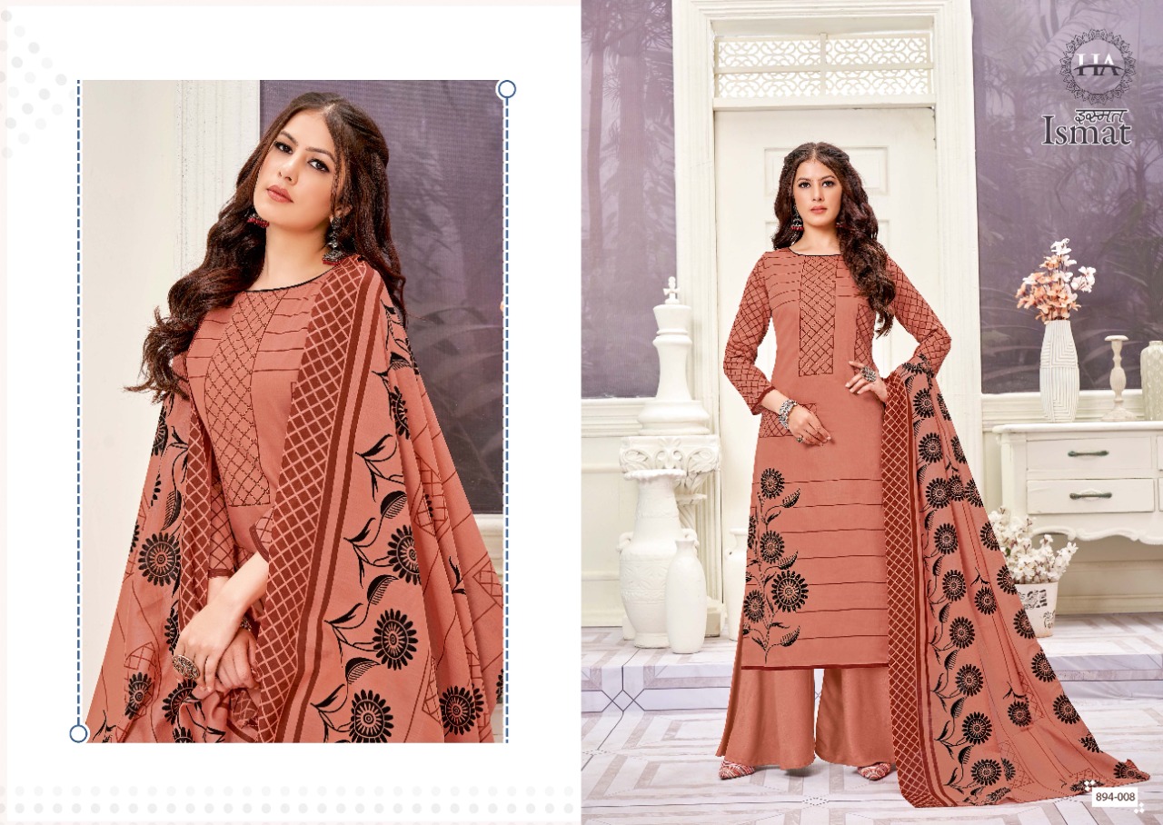 Harshit Fashion alok suit ismat zam innovative print salwar suit catalog