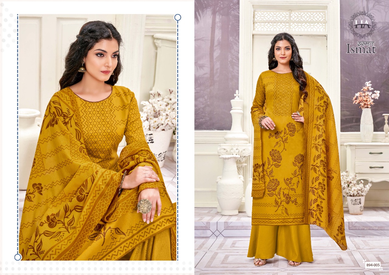 Harshit Fashion alok suit ismat zam innovative print salwar suit catalog