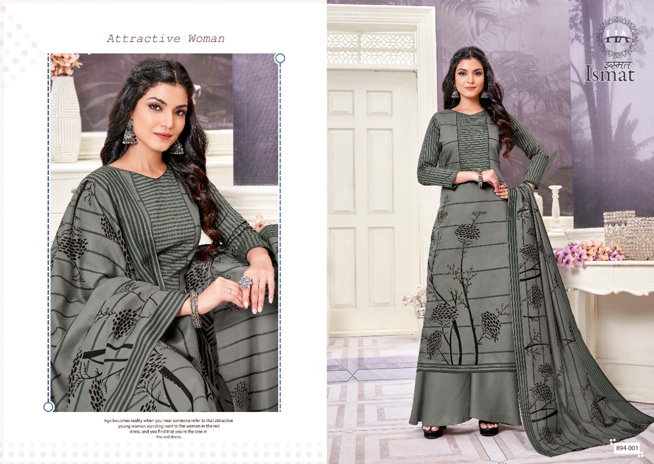 Harshit Fashion alok suit ismat zam innovative print salwar suit catalog