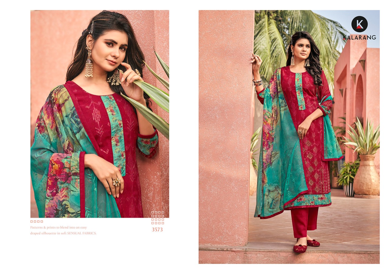 kalarang samreet georgette elegant look salwar suit catalog