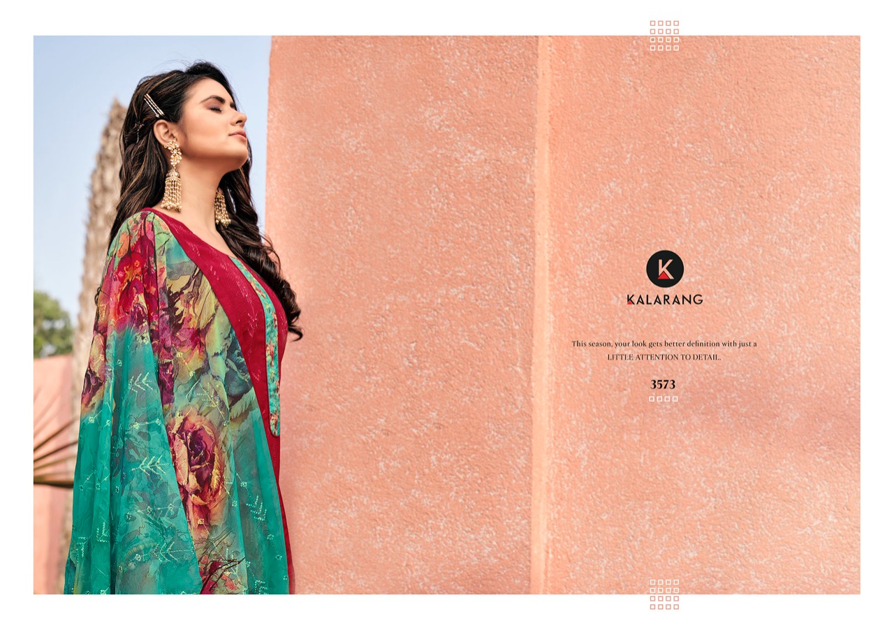 kalarang samreet georgette elegant look salwar suit catalog