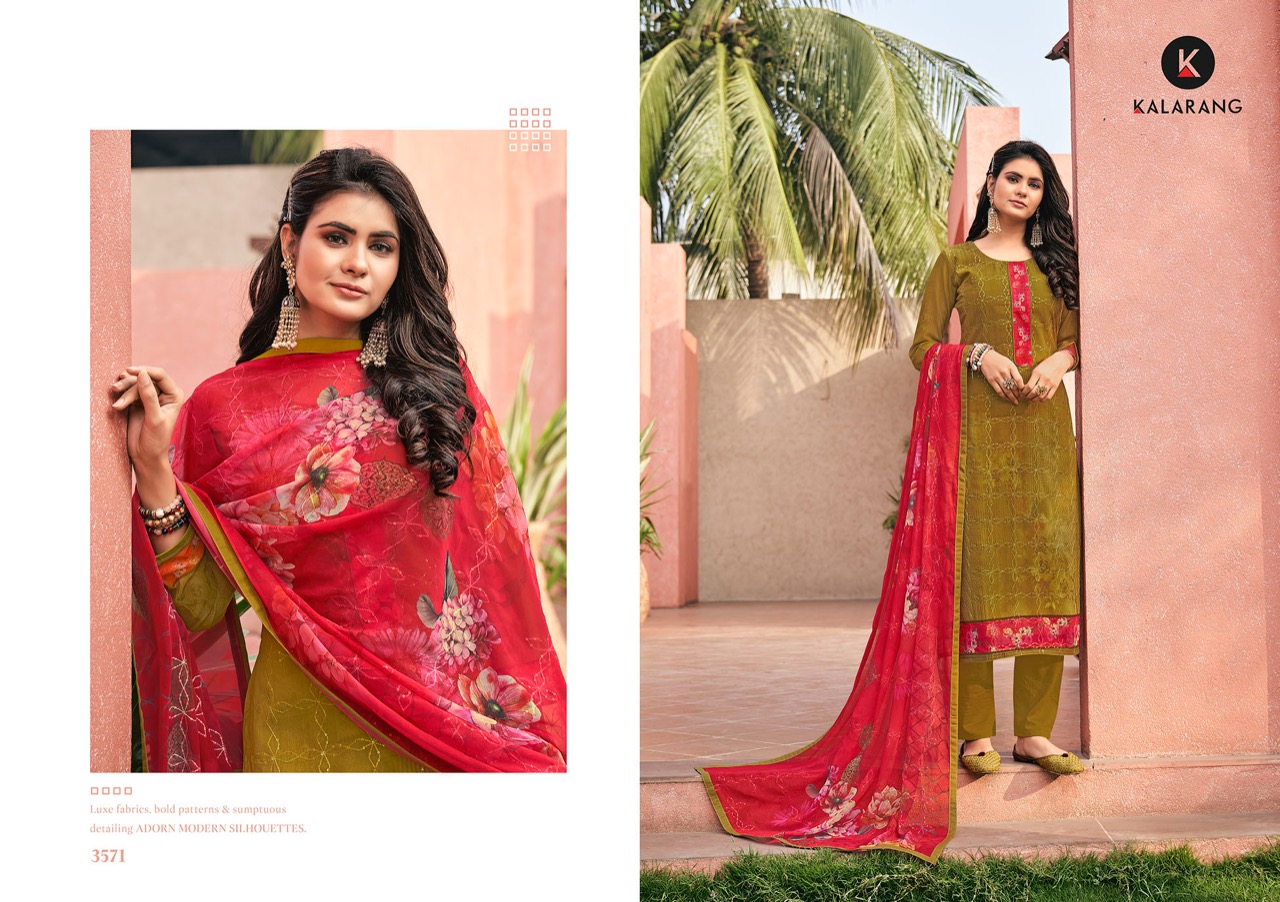 kalarang samreet georgette elegant look salwar suit catalog