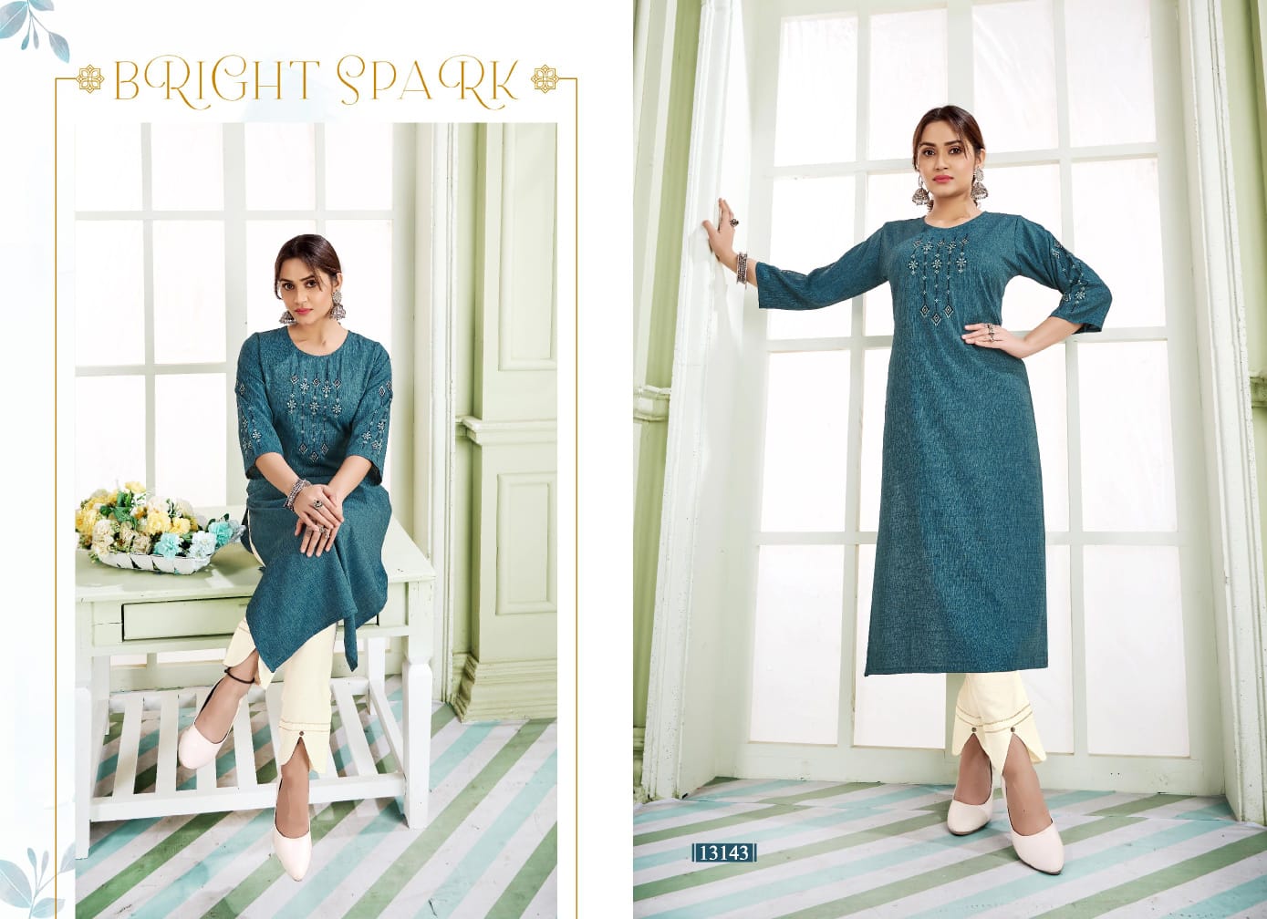 kalaroop by kajree janjar rayon attractive look kurti catalog