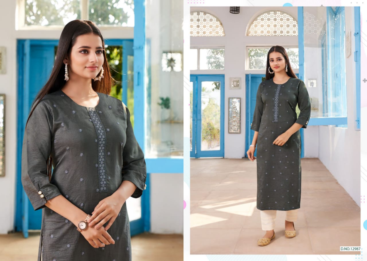 kalaroop by kajree kaira fancy attractive kurti catalog