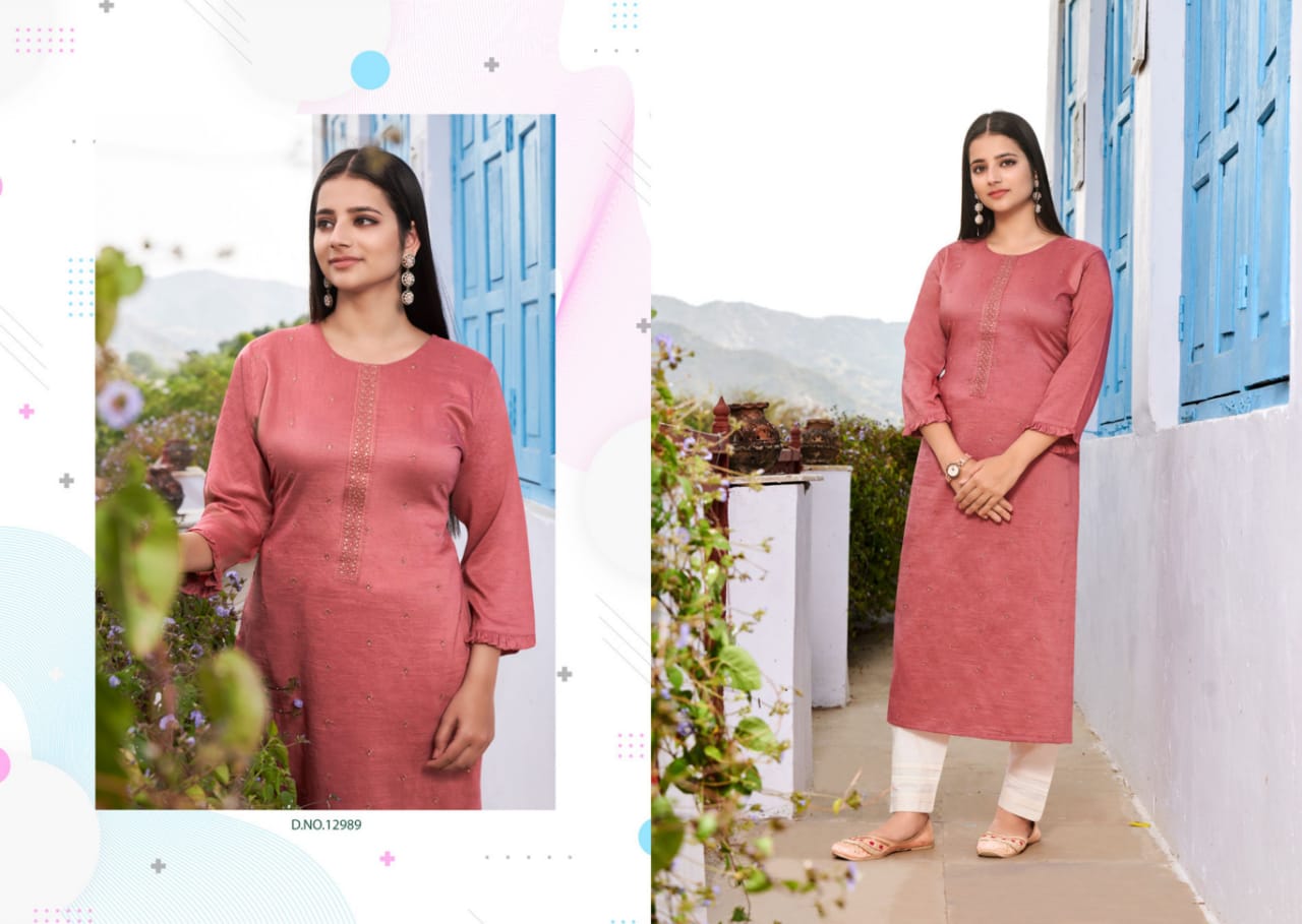 kalaroop by kajree kaira fancy attractive kurti catalog