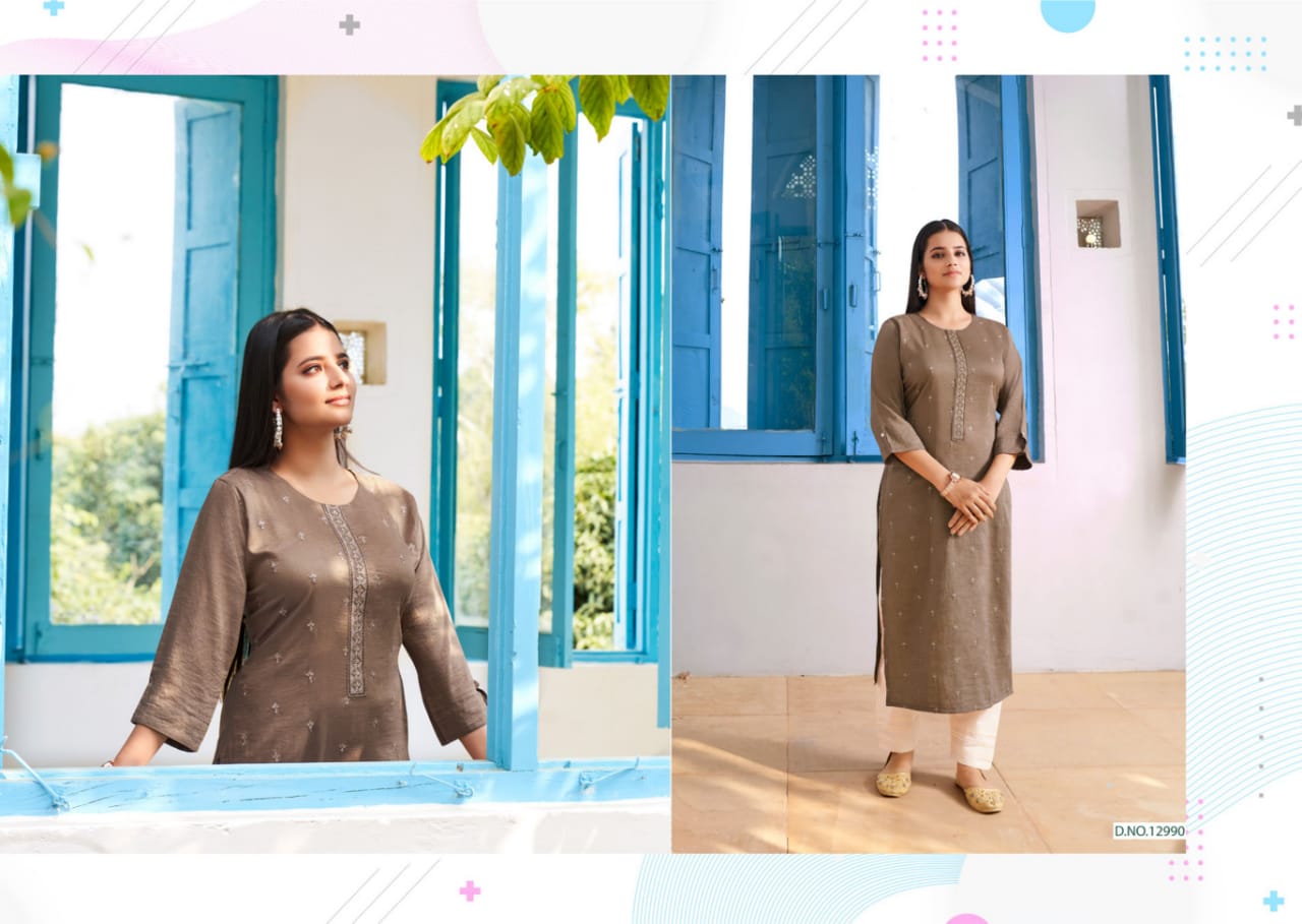 kalaroop by kajree kaira fancy attractive kurti catalog