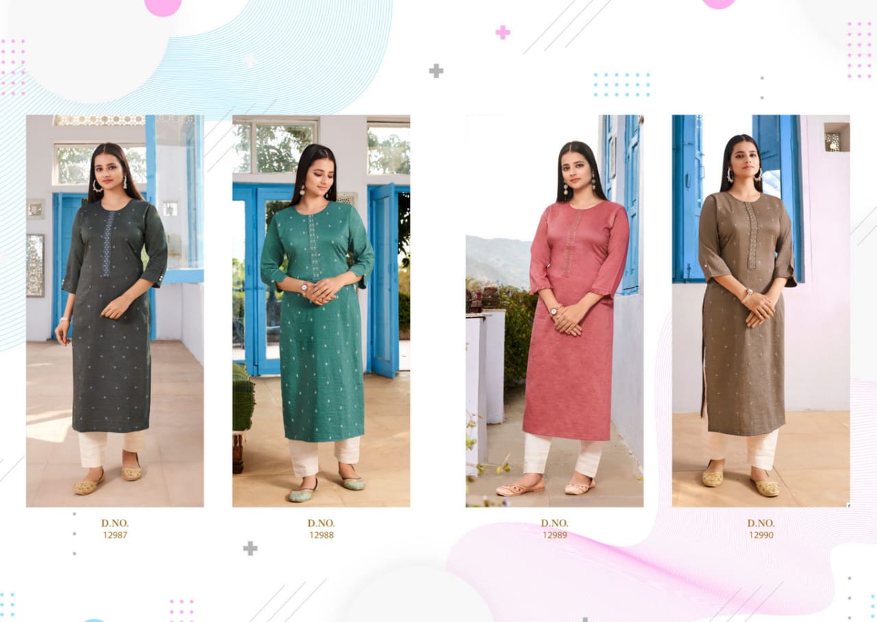 kalaroop by kajree kaira fancy attractive kurti catalog