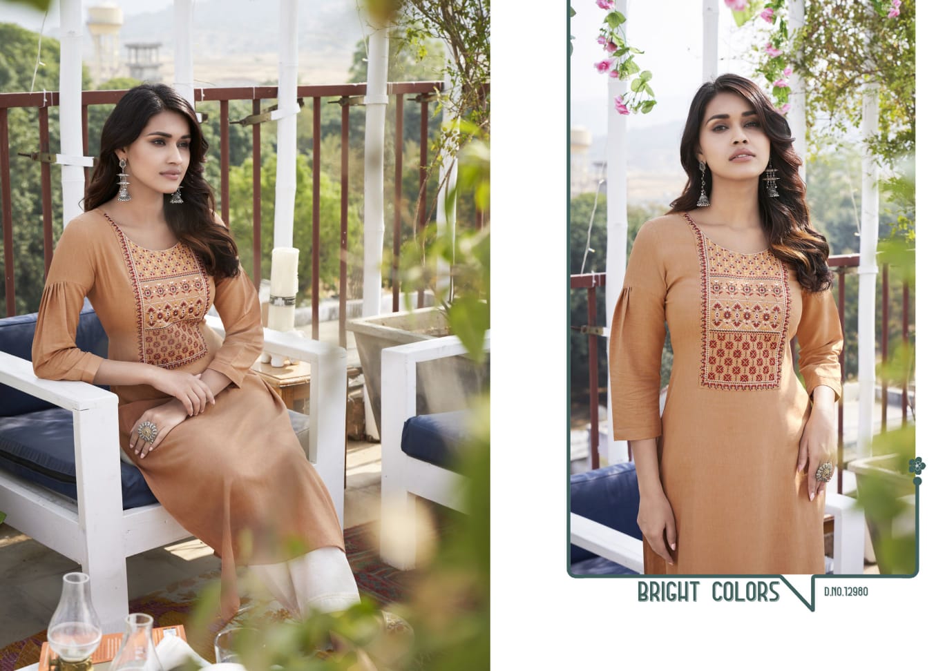 kalaroop by kajree lychee vol 3 rayon astonishing look kurti catalog